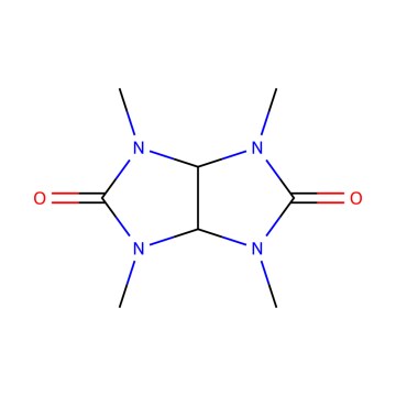 Mebicar – strukturní vzorec C8H14N4O2