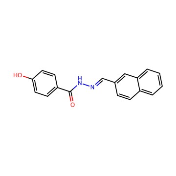 SLU-PP-332 / SLU-SENSIA – strukturní vzorec C18H14N2O2